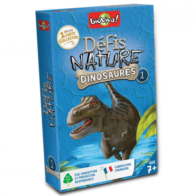 Jeu de cartes - Défis nature - Dinosaures 1 – L'univers des Petits Jacou